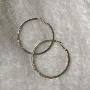 Silver Hoop Earrings